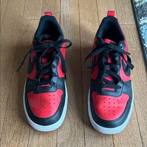 Nike Kids Red and Black Sneakers